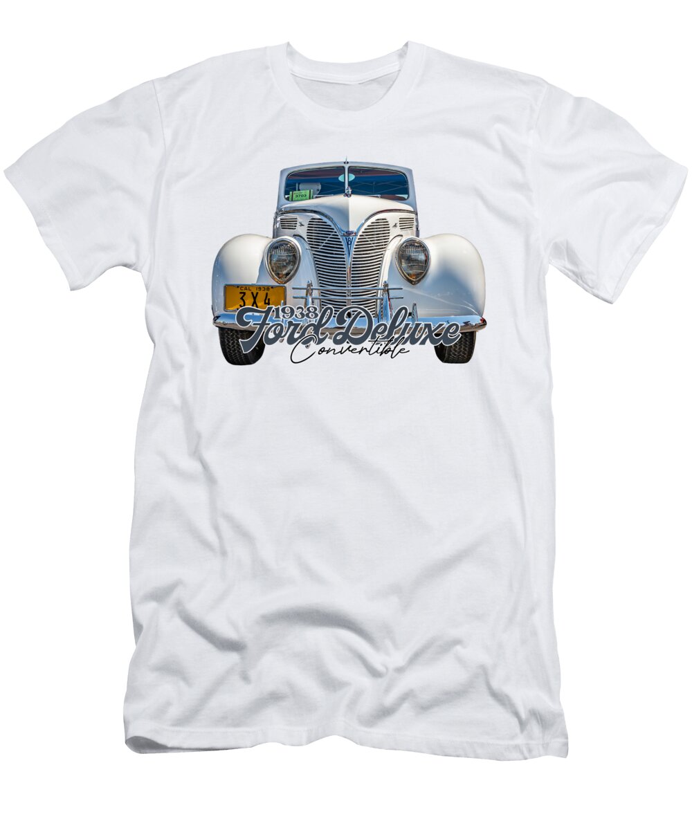 1938 Ford Deluxe Convertible Club Coupe1938 Ford Deluxe Convertible Club Coupe Gestalt Imagery T-Shirt