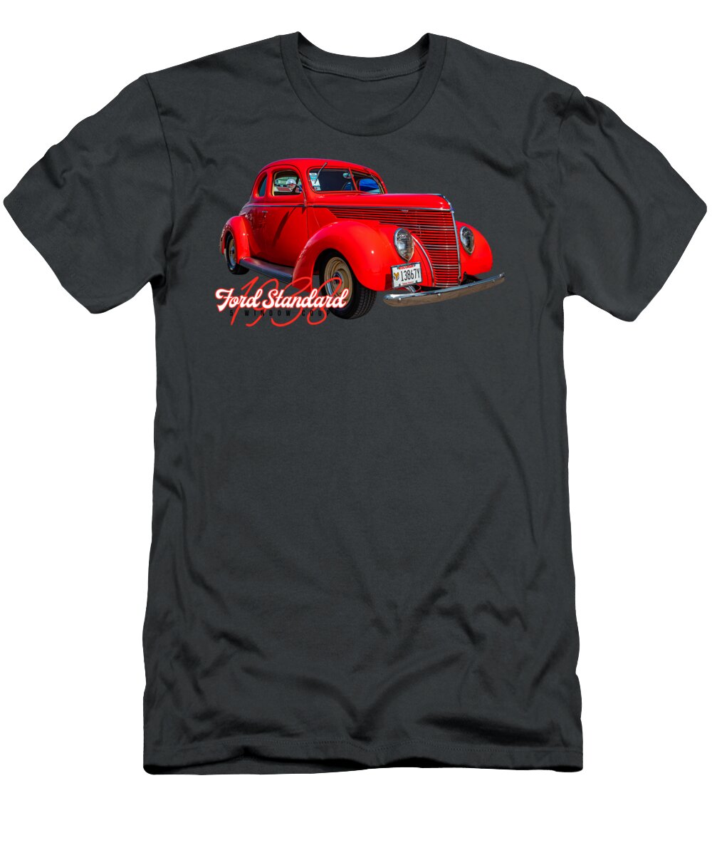 1938 Ford Standard 5 Window Coupe Gestalt Imagery T-Shirt