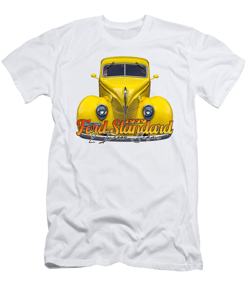 1939 Ford Standard 2 Door Sedan Gestalt Imagery T-Shirt