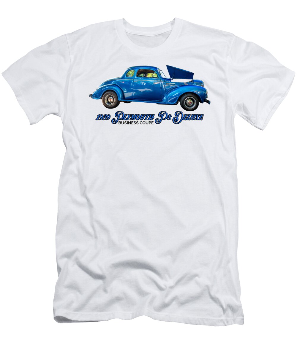 1939 Plymouth P8 Deluxe Business Coupe Gestalt Imagery T-Shirt