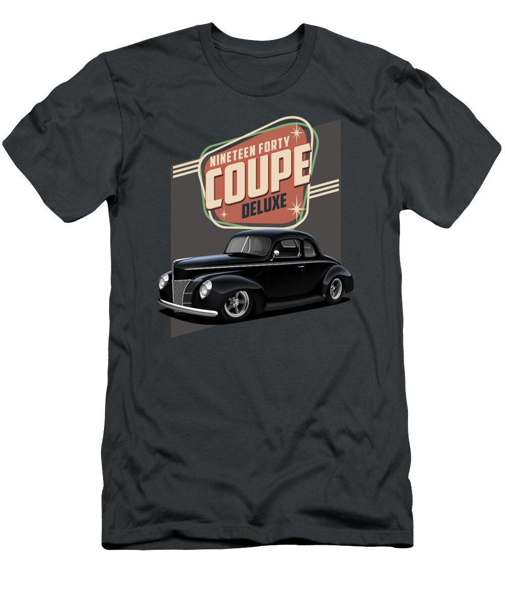 1940 Black Coupe Paul Kuras T-Shirt