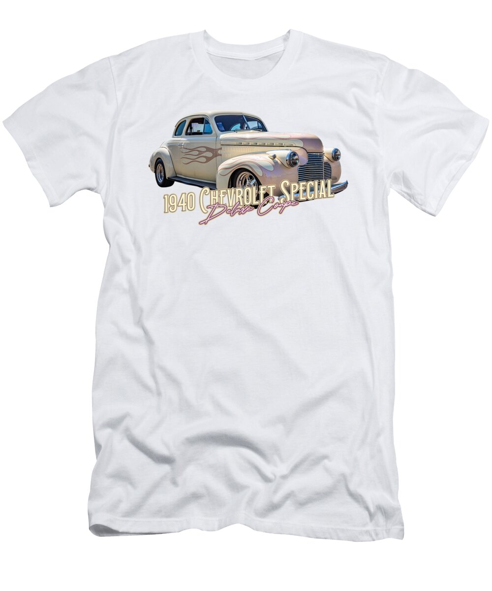 1940 Chevrolet Special Deluxe Coupe Gestalt Imagery T-Shirt