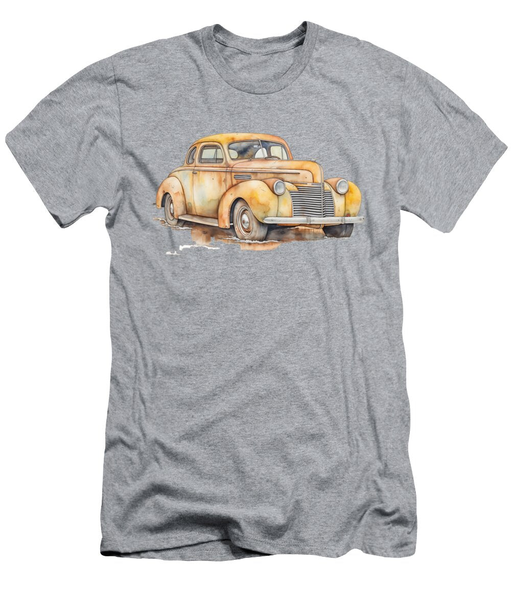 1940 Chevy Coupe Watercolor 129 Peter Lopez T-Shirt