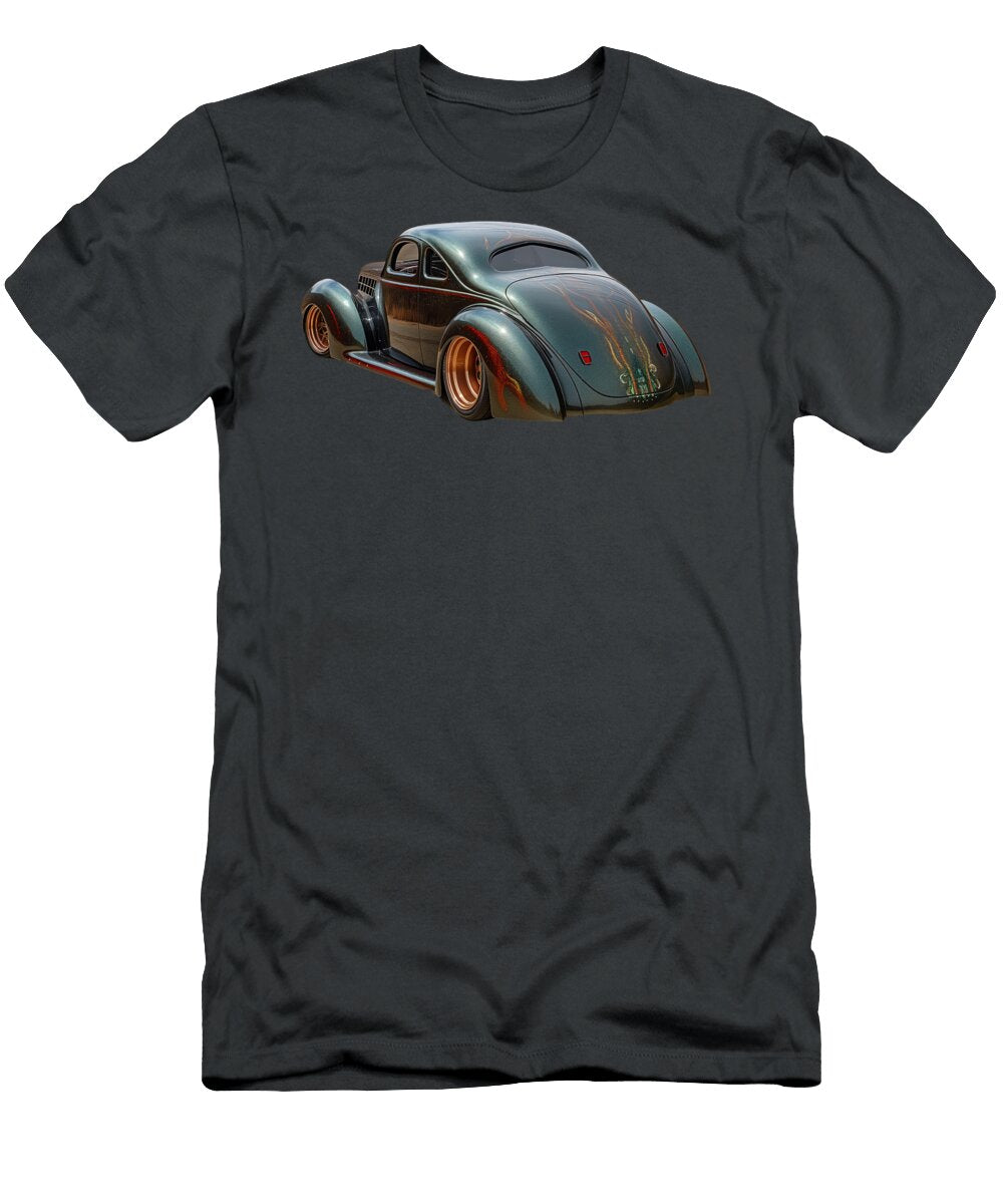 1940 Ford Coupe Hotrod on Desert Road Yo Pedro T-Shirt