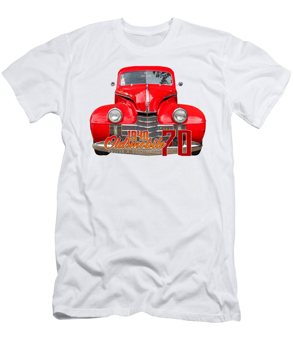 1940 Oldsmobile 70 Series 2 Door Sedan Gestalt Imagery T-Shirt