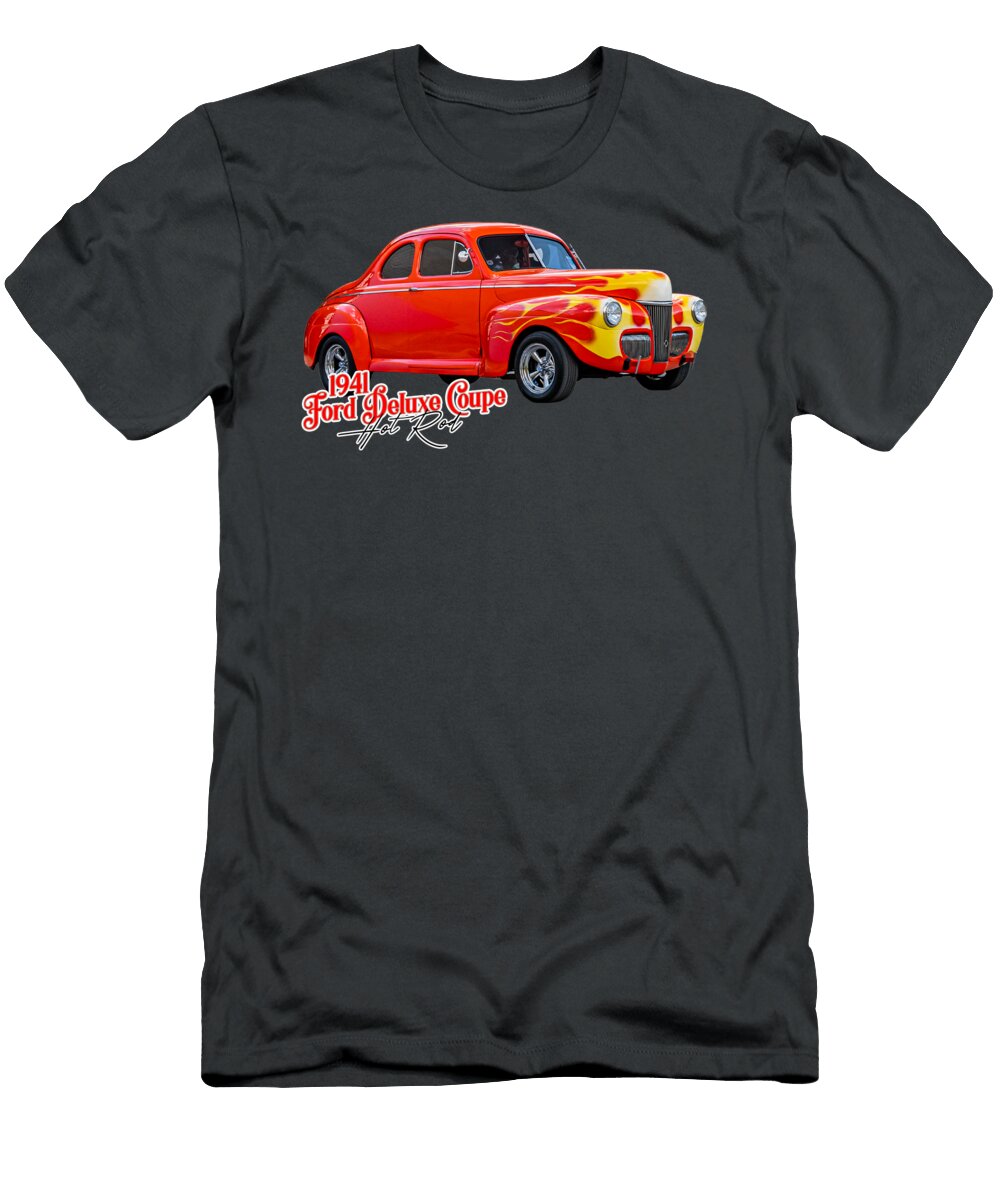 1941 Ford Deluxe Coupe Hot Rod Gestalt Imagery T-Shirt