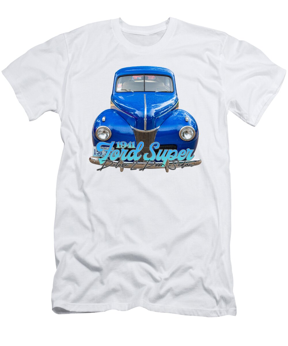 1941 Ford Super Deluxe 2 Door Sedan Gestalt Imagery T-Shirt