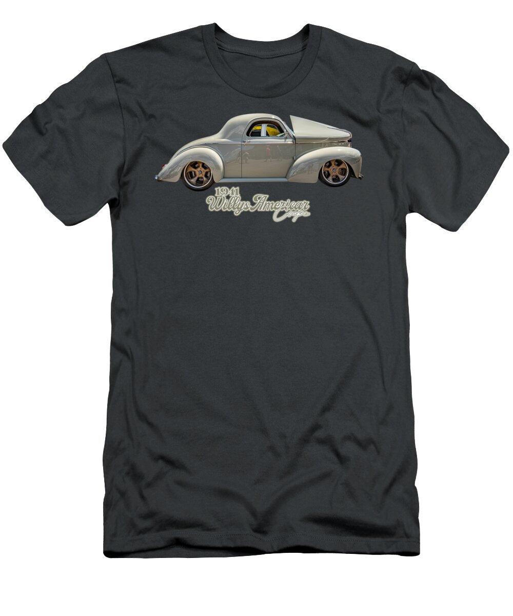 1941 Willys Americar Coupe Gestalt Imagery T-Shirt