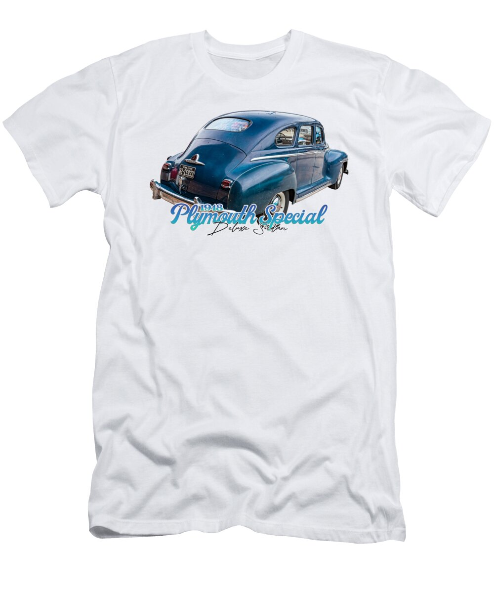 1948 Plymouth Special Deluxe Sedan Gestalt Imagery T-Shirt
