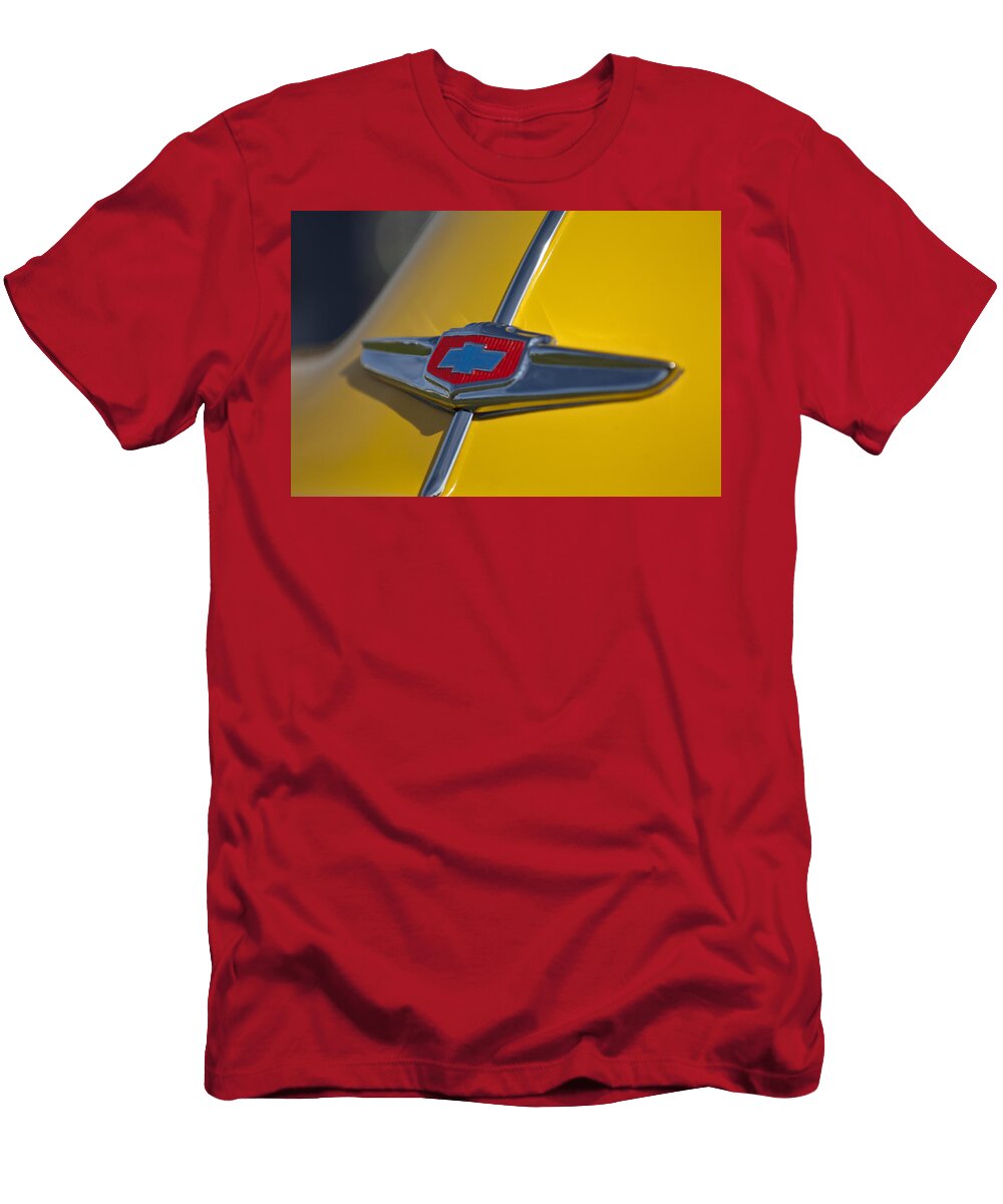1949 Chevrolet Sedan Hood Emblem Jill Reger T-Shirt