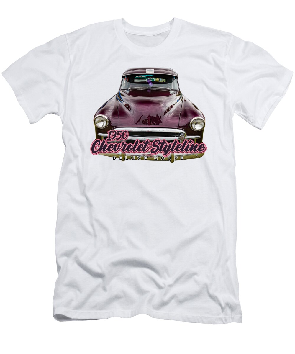 1950 Chevrolet Styleline Deluxe Coupe Gestalt Imagery T-Shirt