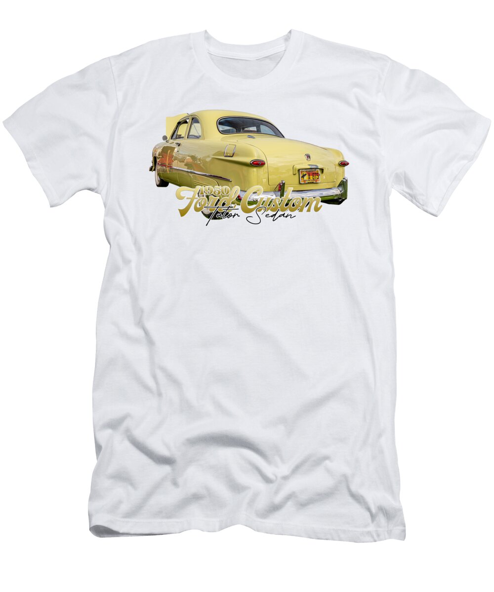 1950 Ford Shoebox Custom Tudor Sedan Gestalt Imagery T-Shirt