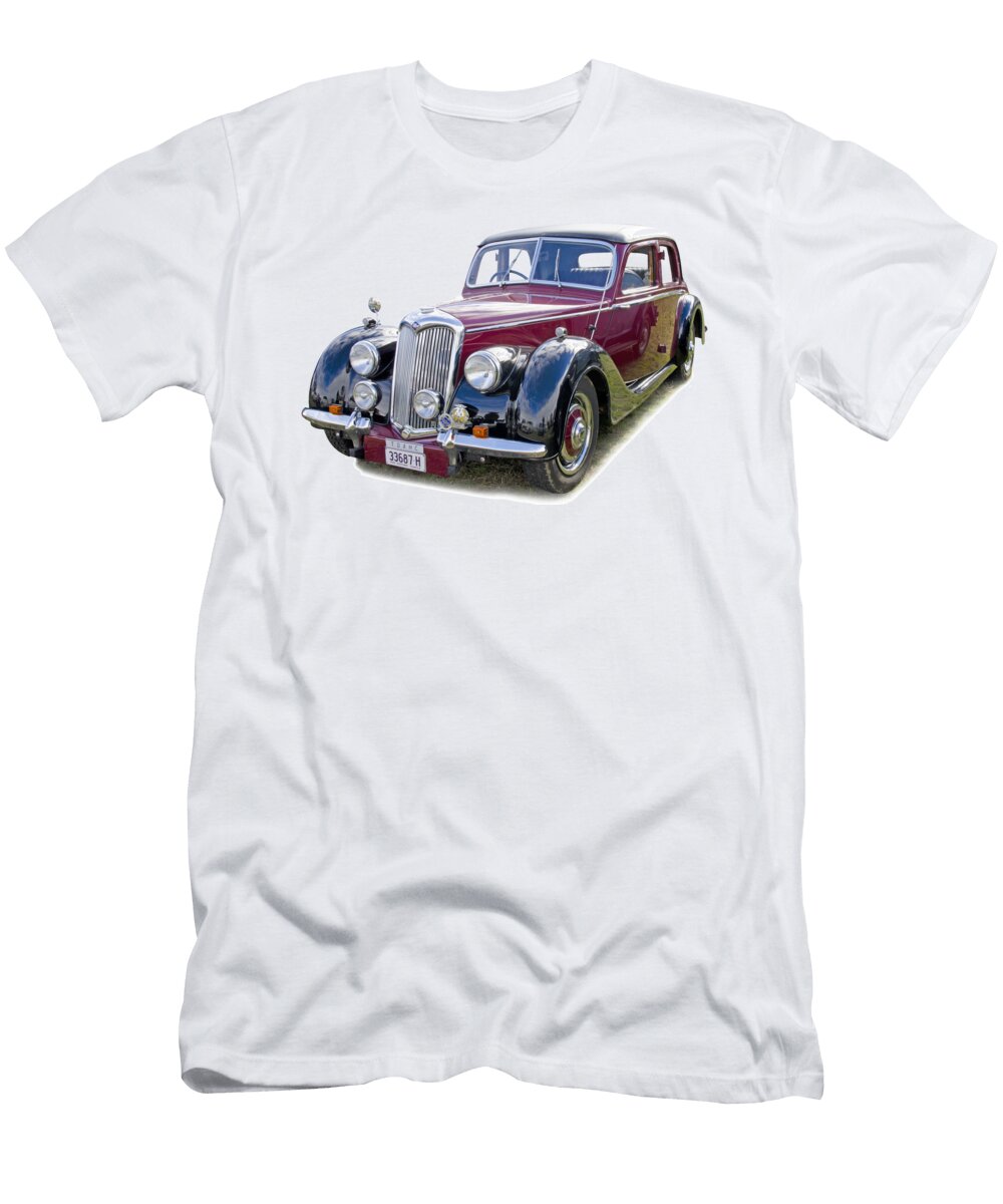 1950s Riley Rm Saloon Car Christopher Edmunds T-Shirt
