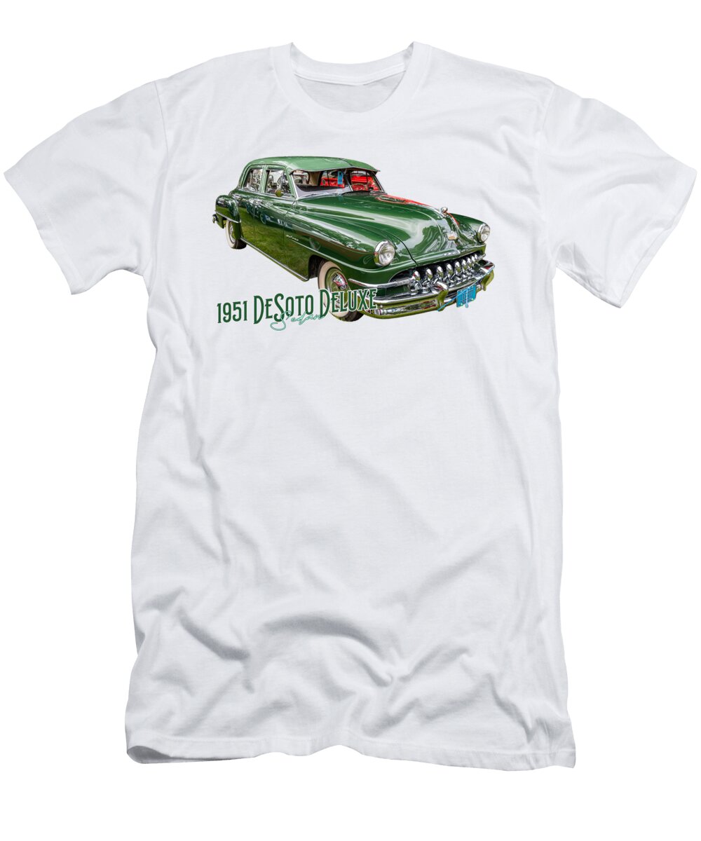 1951 Desoto Deluxe Sedan Gestalt Imagery T-Shirt