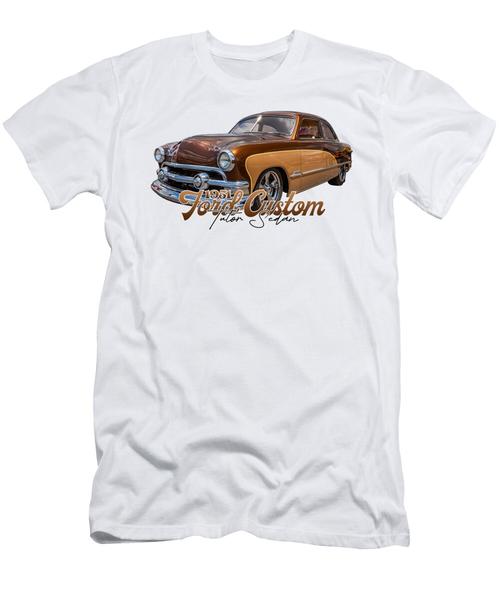 1951 Ford Custom Tudor Sedan Gestalt Imagery T-Shirt