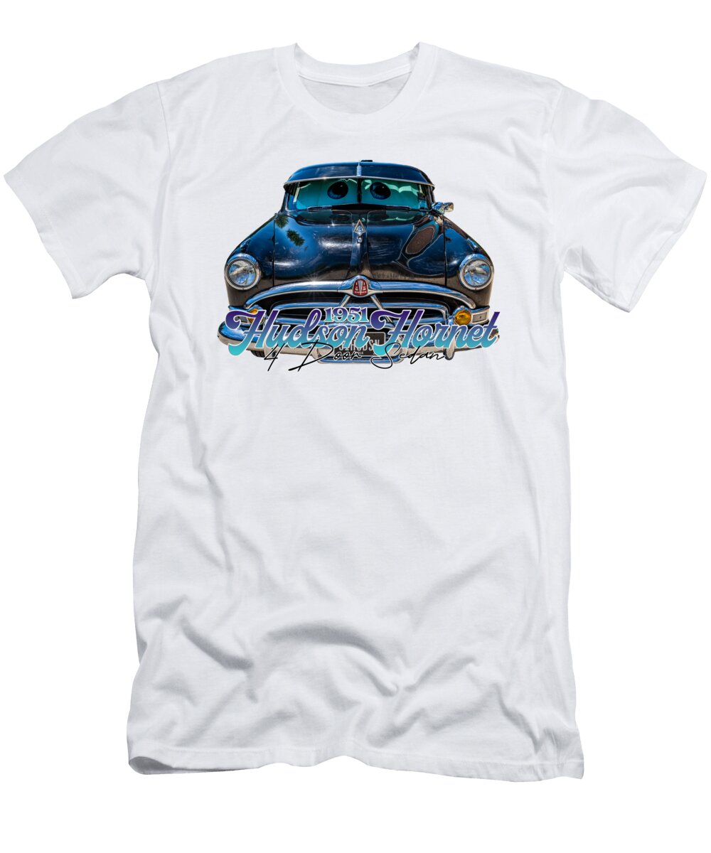 1951 Hudson Hornet 4 Door Sedan Gestalt Imagery T-Shirt