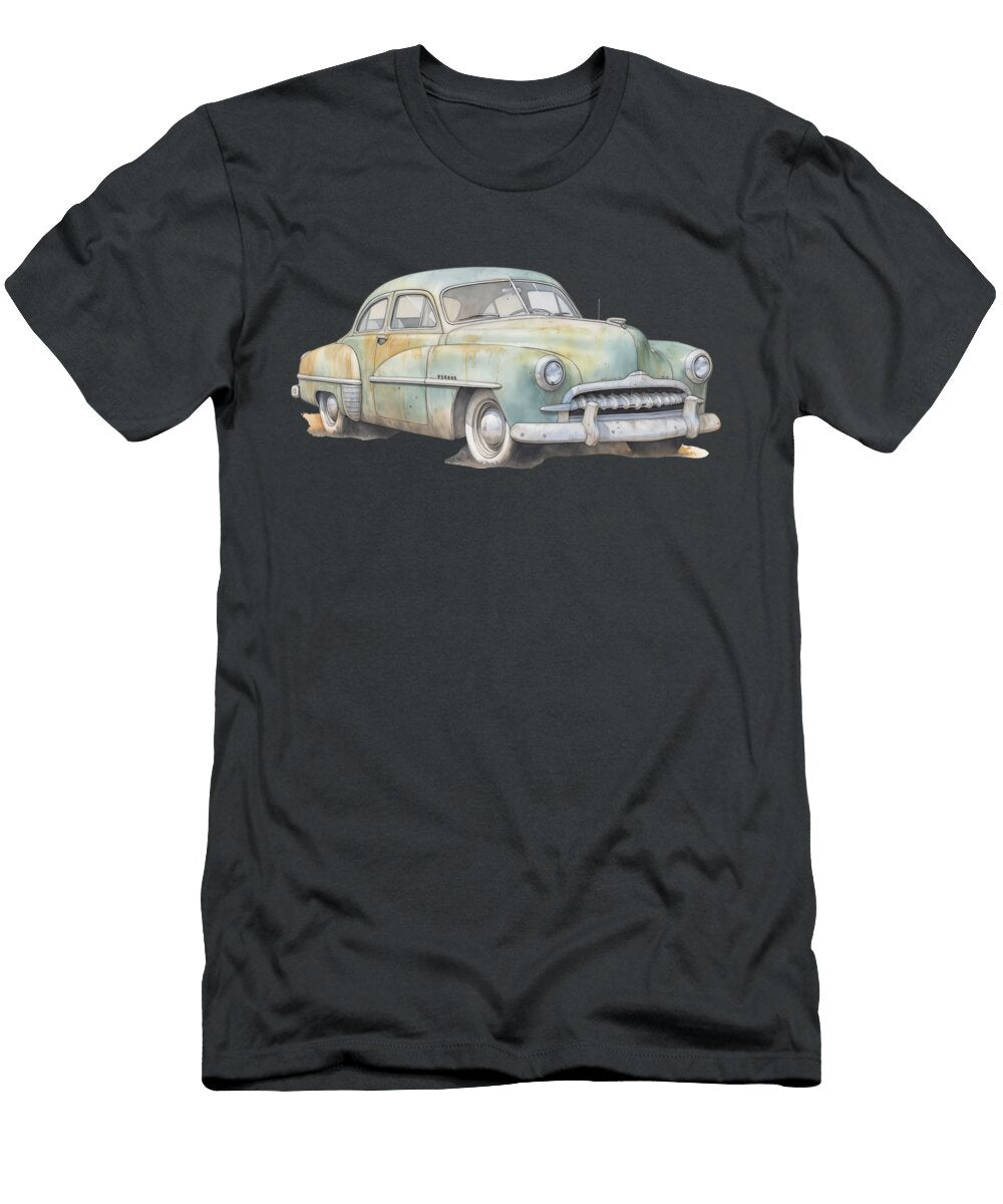 1952 Hudson Pacemaker Coupe Watercolor 68 Peter Lopez T-Shirt