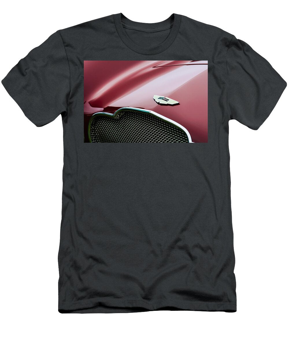 1953 Aston Martin Db2 4 Bertone Roadster Hood Emblem Jill Reger T-Shirt