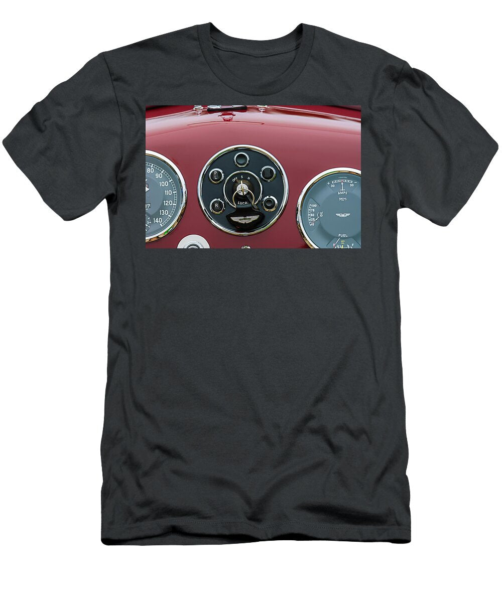 1953 Aston Martin Db2 4 Bertone Roadster Instrument Panel Jill Reger T-Shirt