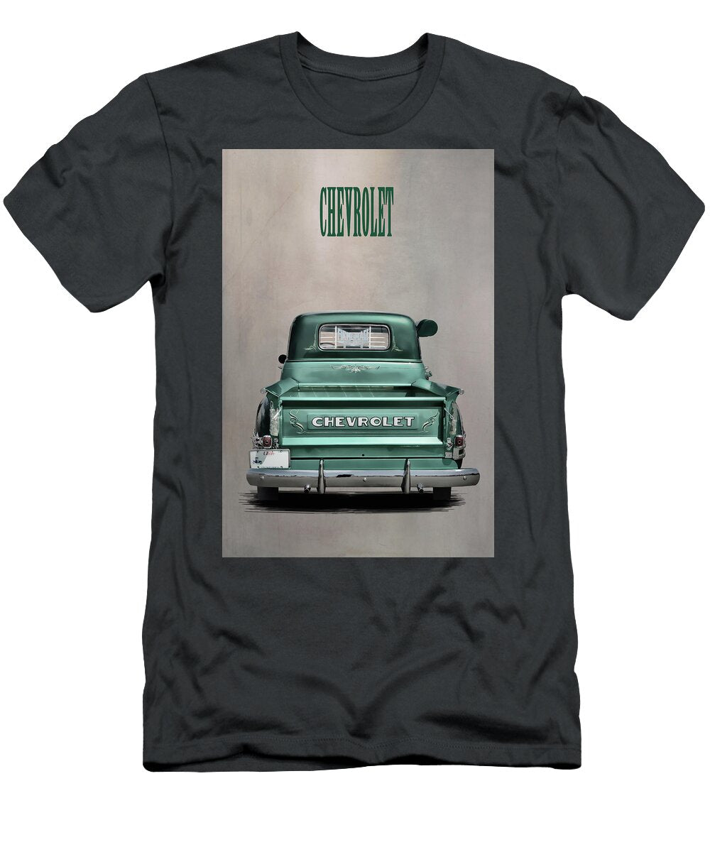 1953 Chevrolet Green Pickup Truck 041 Nick Gray T-Shirt