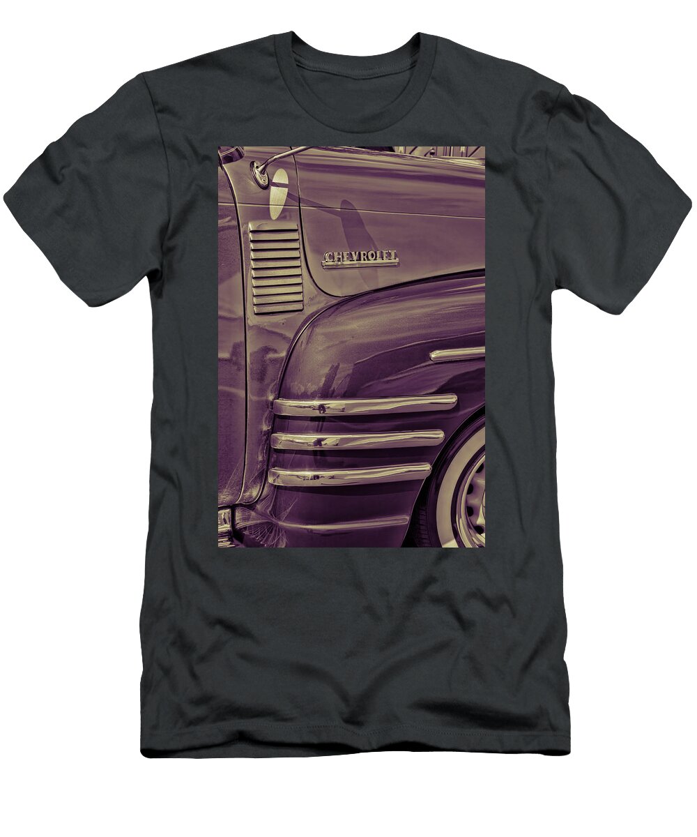 1953 Chevy Emblem and Chrome Bw 048 Nick Gray T-Shirt