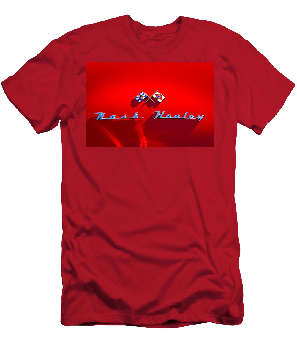 1953 Nash Healey Roadster Emblem Jill Reger T-Shirt