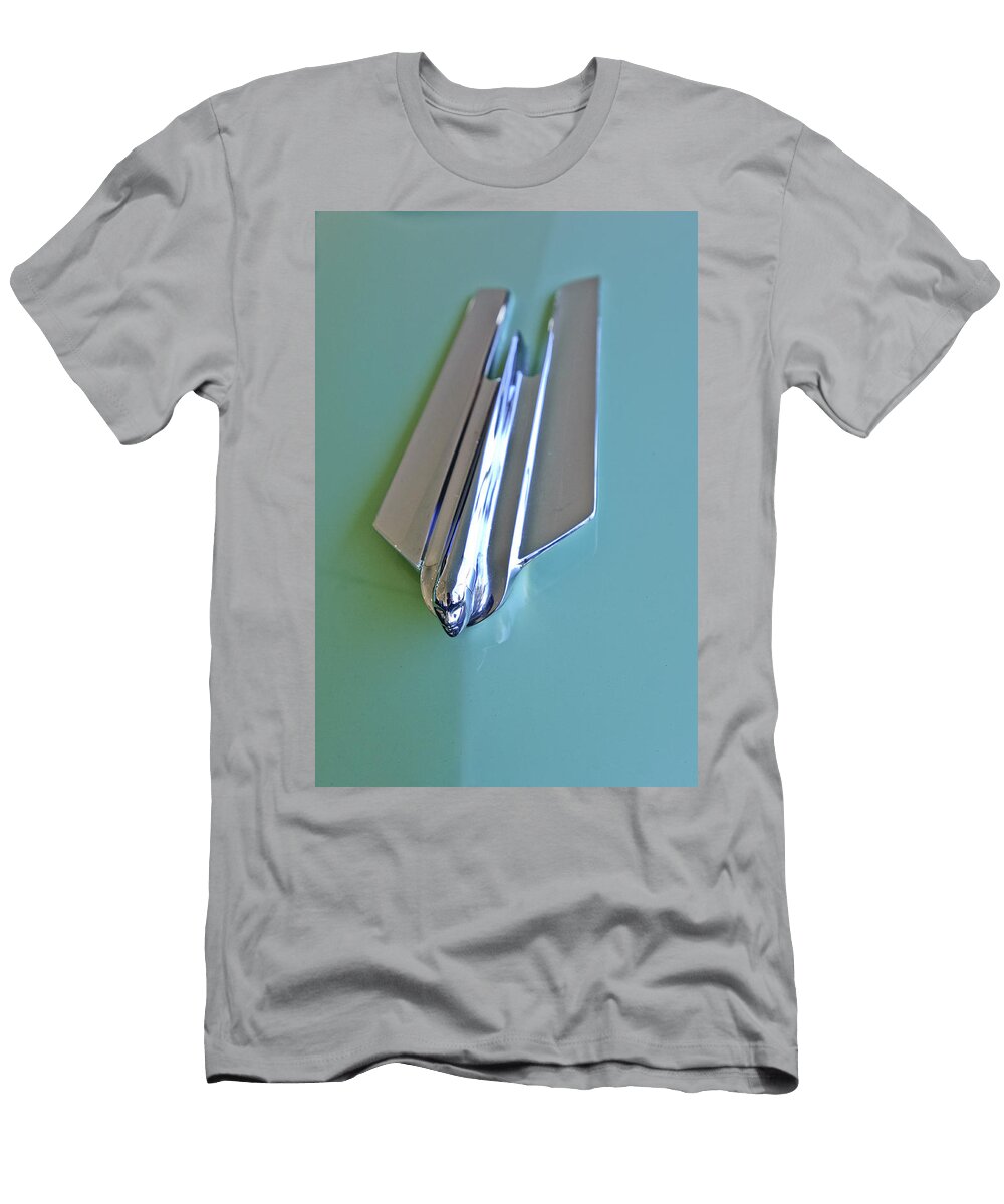 1955 Cadillac Fleetwood Sedan Hood Ornament Jill Reger T-Shirt