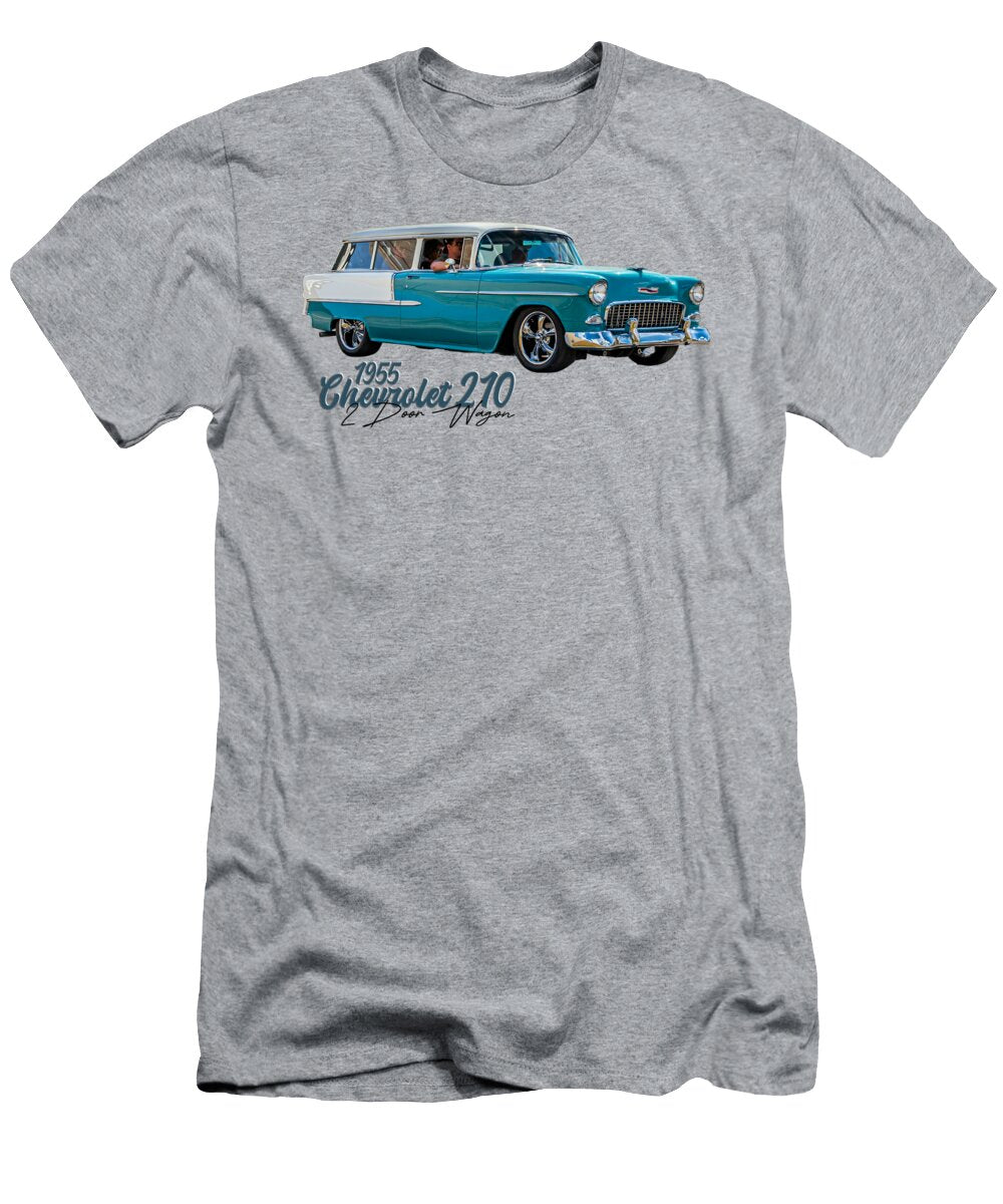 1955 Chevrolet 210 2 Door Wagon Gestalt Imagery T-Shirt