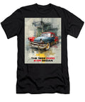 1955 Ford Sedan in Urban Scene Kevin Walker and Pixel Reverie T-Shirt