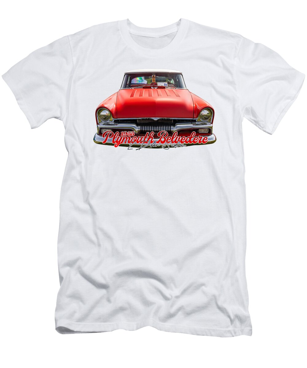 1955 Plymouth Belvedere 2 Door Sedan Gestalt Imagery T-Shirt
