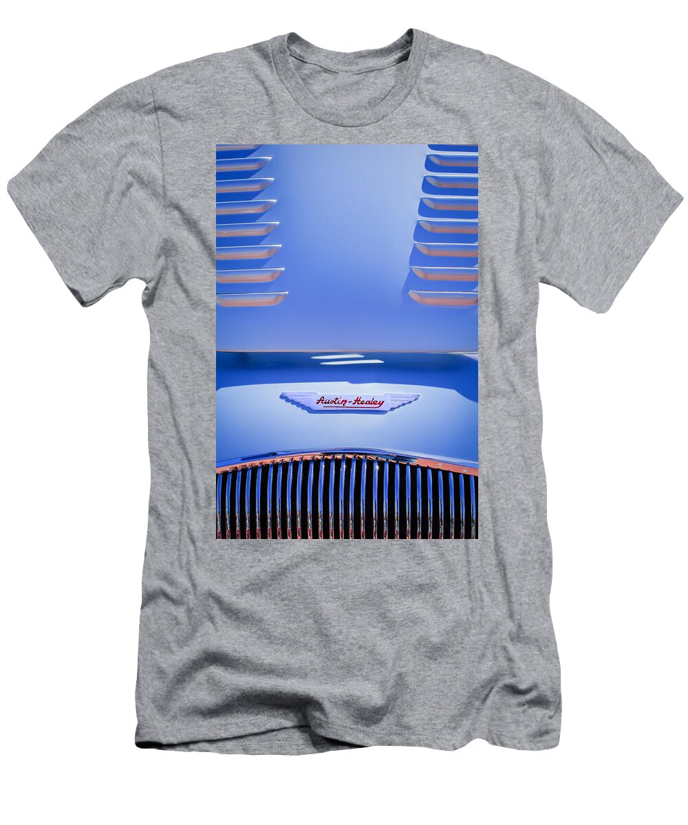 1956 Austin Healey 100m Bn2 Factory Le Mans Competition Roadster Hood Emblem Jill Reger T-Shirt