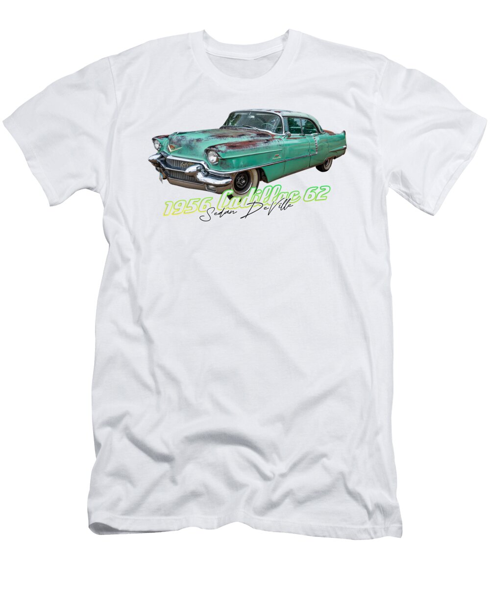1956 Cadillac 62 Sedan Deville Gestalt Imagery T-Shirt