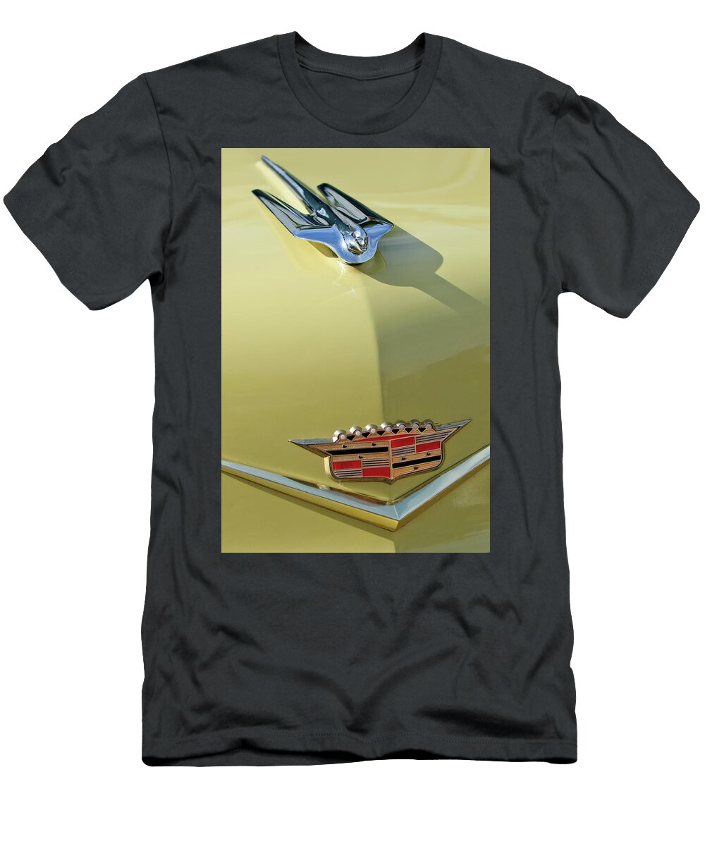 1956 Cadillac Sedan Deville Hood Ornament Jill Reger T-Shirt