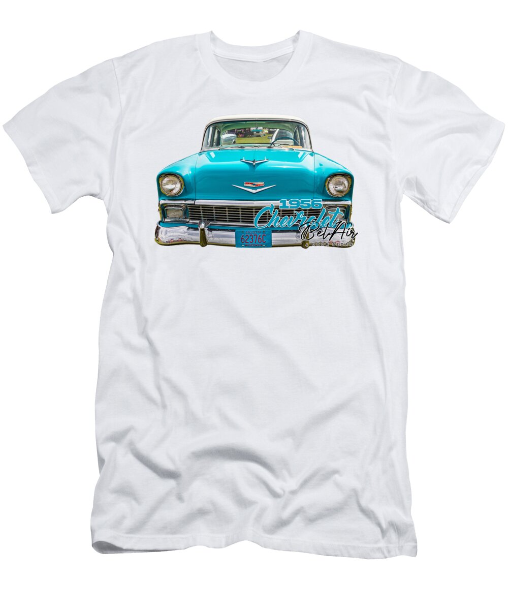 1956 Chevrolet Belair 4 Door Sedan Gestalt Imagery T-Shirt