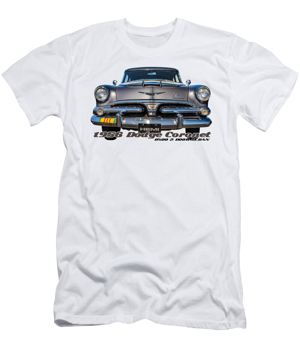 1956 Dodge Coronet D500 2 Door Sedan Gestalt Imagery T-Shirt