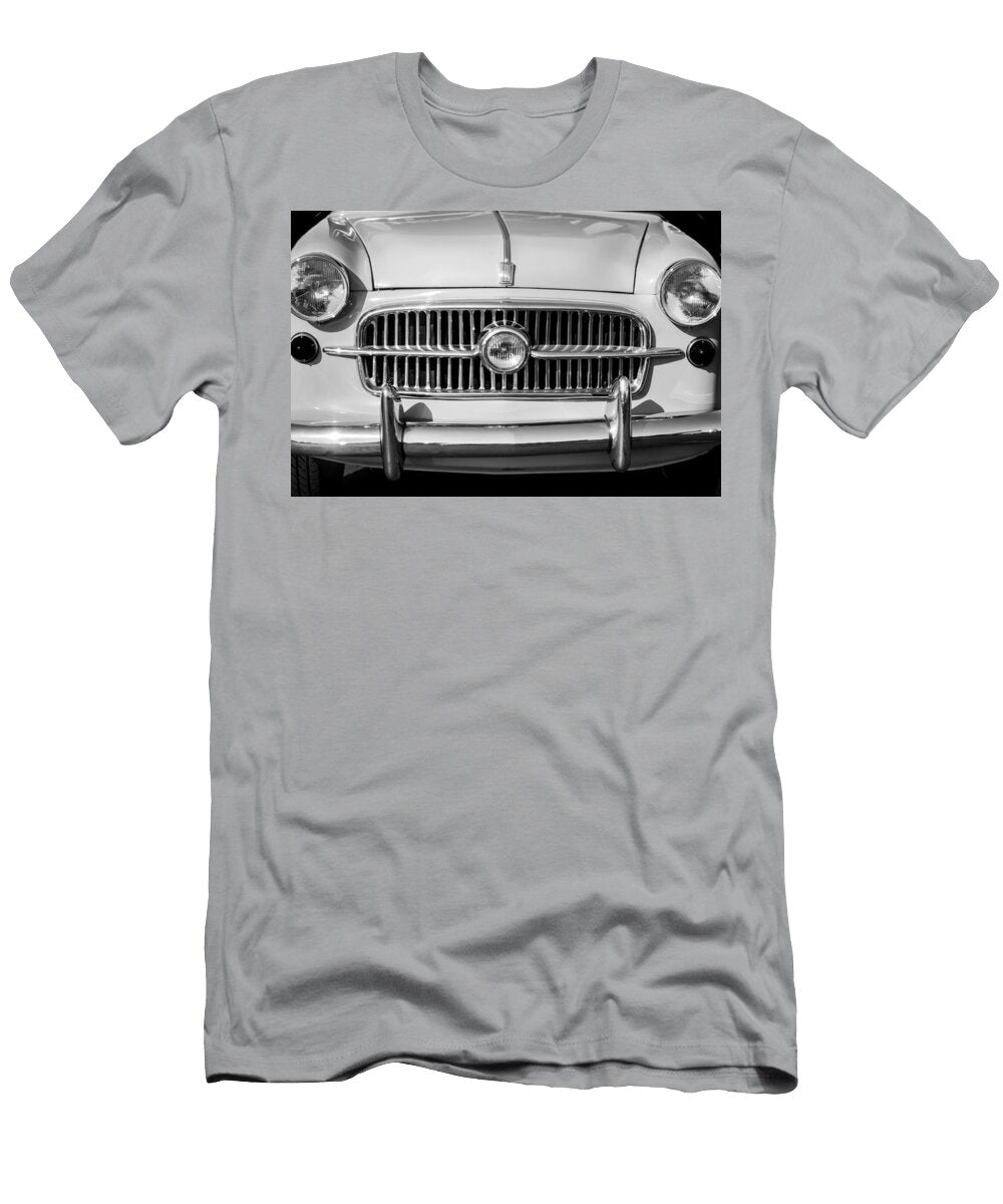 1956 Fiat 1100 Sedan Grille 0036bw Jill Reger T-Shirt