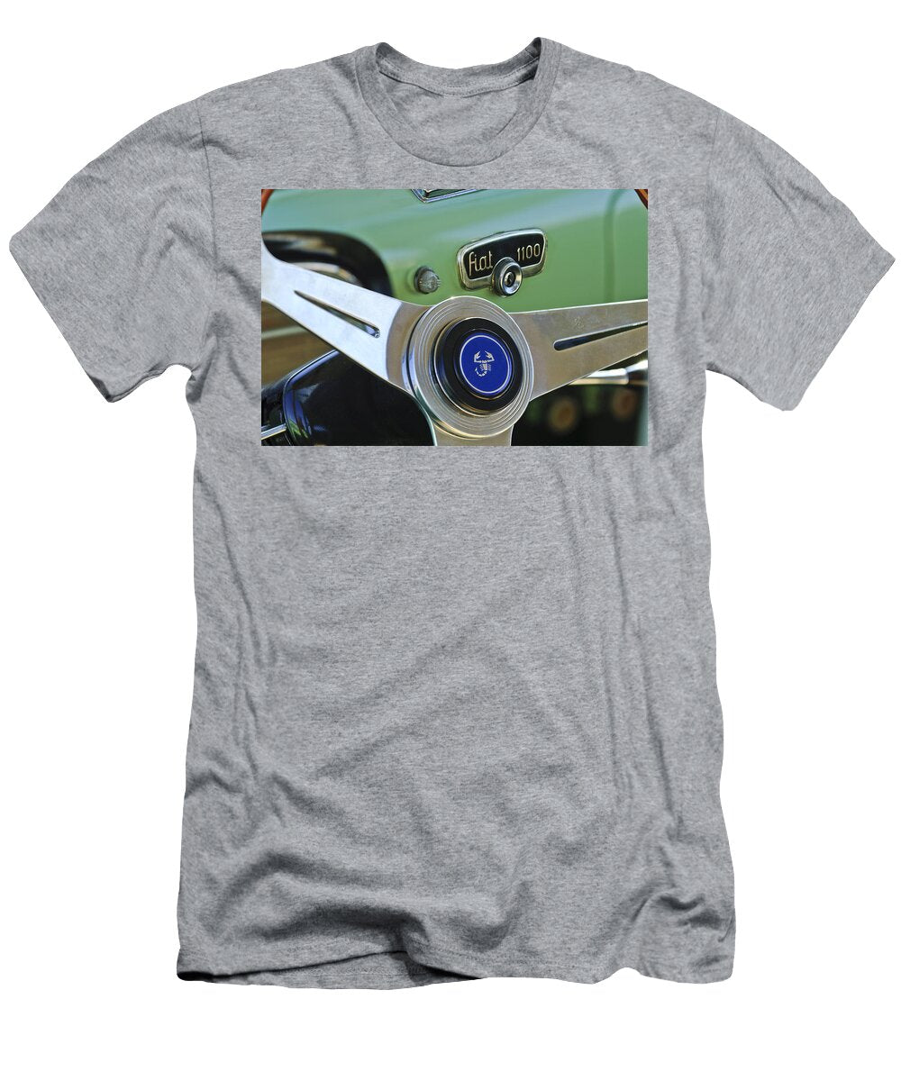 1956 Fiat 1100 Sedan Steering Wheel Emblem 2 Jill Reger T-Shirt