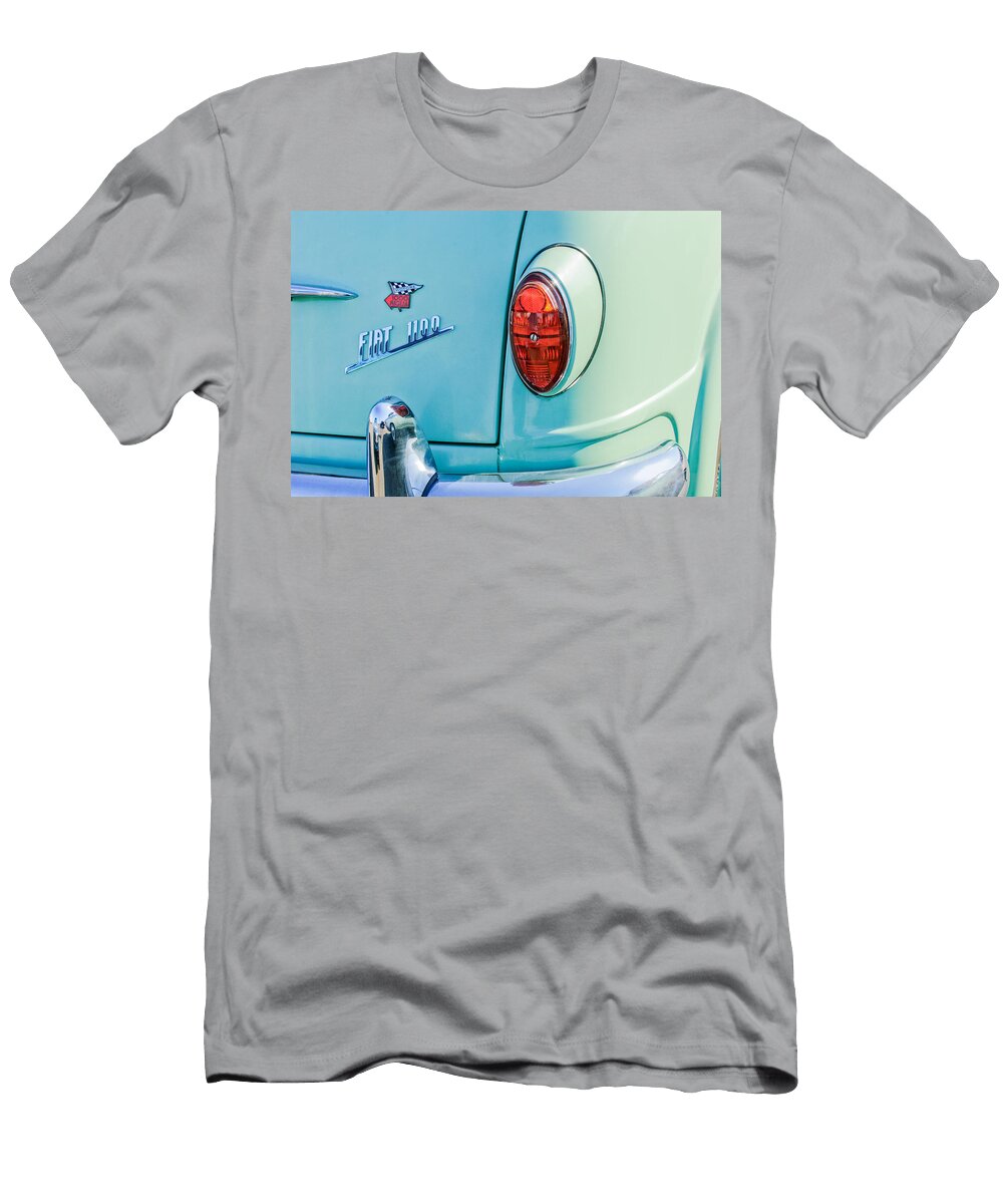 1956 Fiat 1100 Sedan Taillight Emblem 0357c Jill Reger T-Shirt