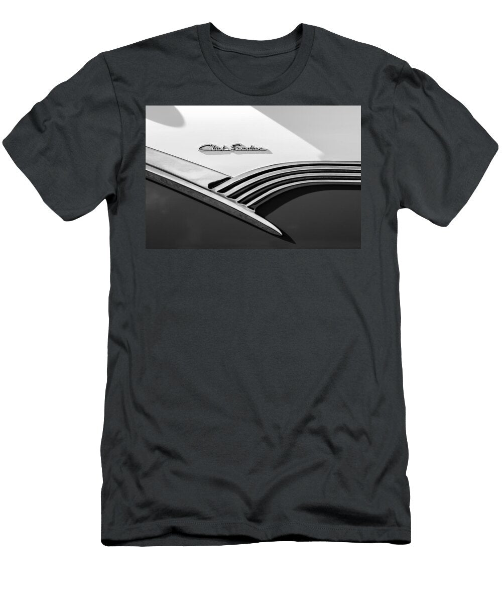 1956 Ford Club Sedan Emblem 536bw Jill Reger T-Shirt
