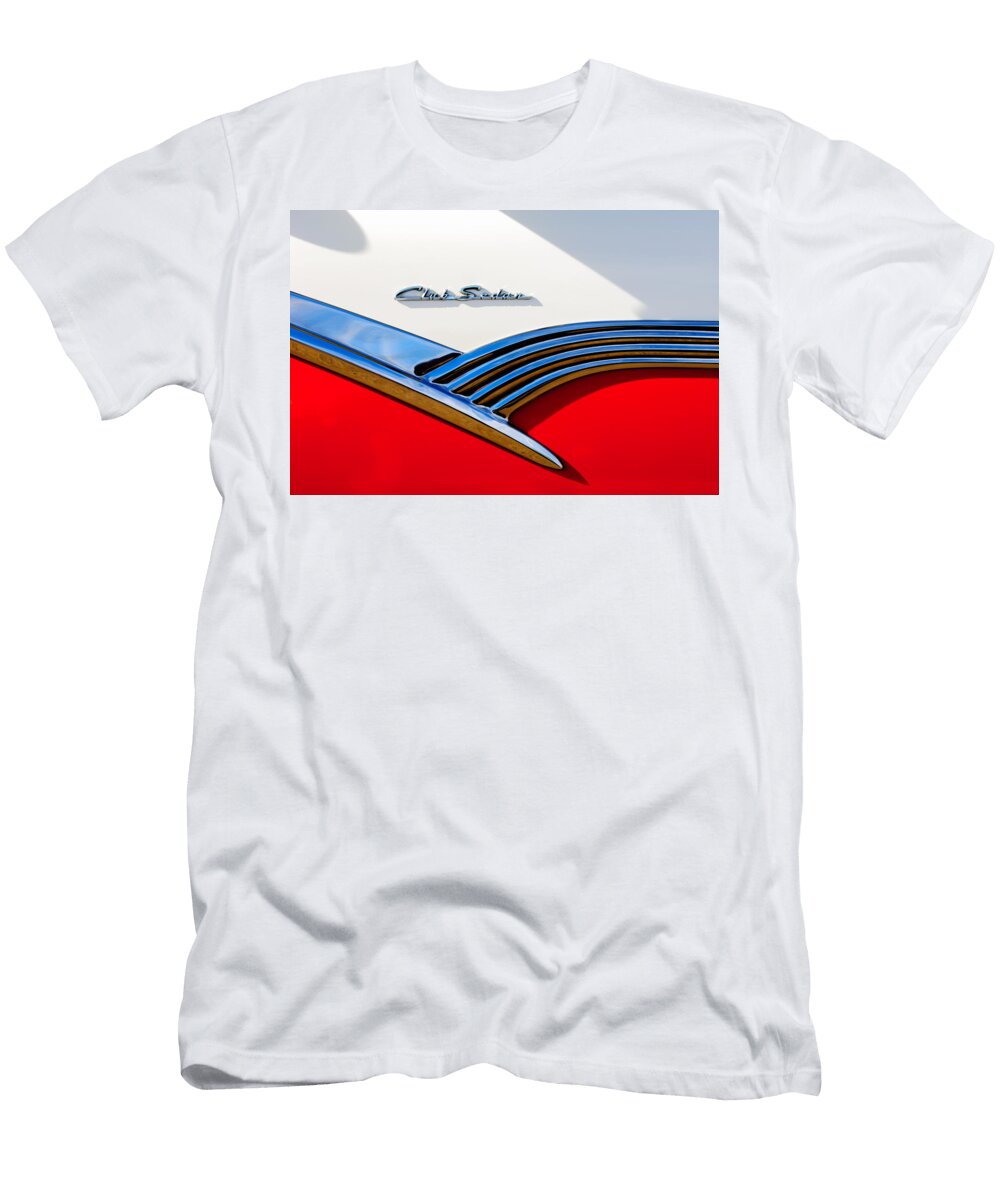1956 Ford Club Sedan Emblem 536c Jill Reger T-Shirt