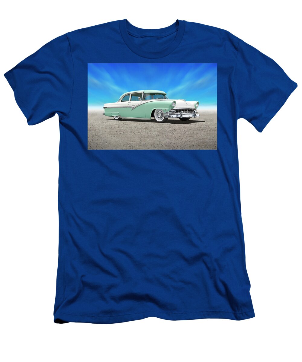 1956 Ford Fairlane Club Sedan Mike Mcglothlen T-Shirt