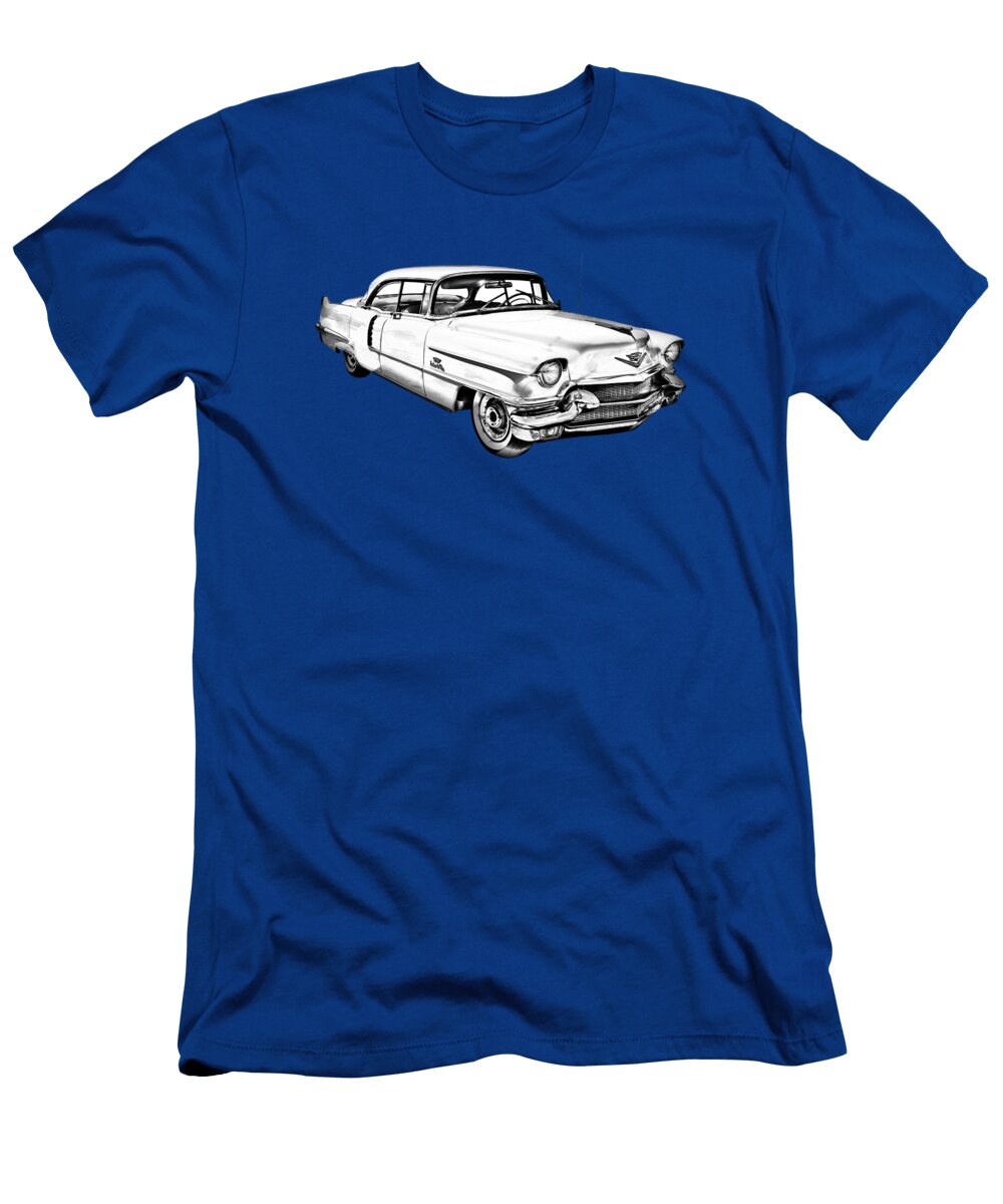 1956 Sedan Deville Cadillac Car Illustration Keith Webber Jr T-Shirt
