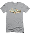 1957 Bel Air Coupe in Blue Watercolor 135 Peter Lopez T-Shirt