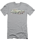 1957 Bel Air Station Wagon Watercolor Peter Lopez T-Shirt