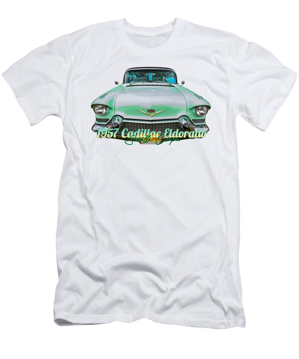 1957 Cadillac Eldorado Seville Coupe Gestalt Imagery T-Shirt