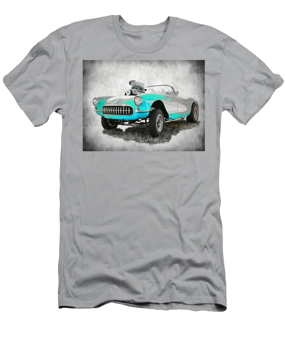 1957 Corvette Gasser Steve Mckinzie T-Shirt