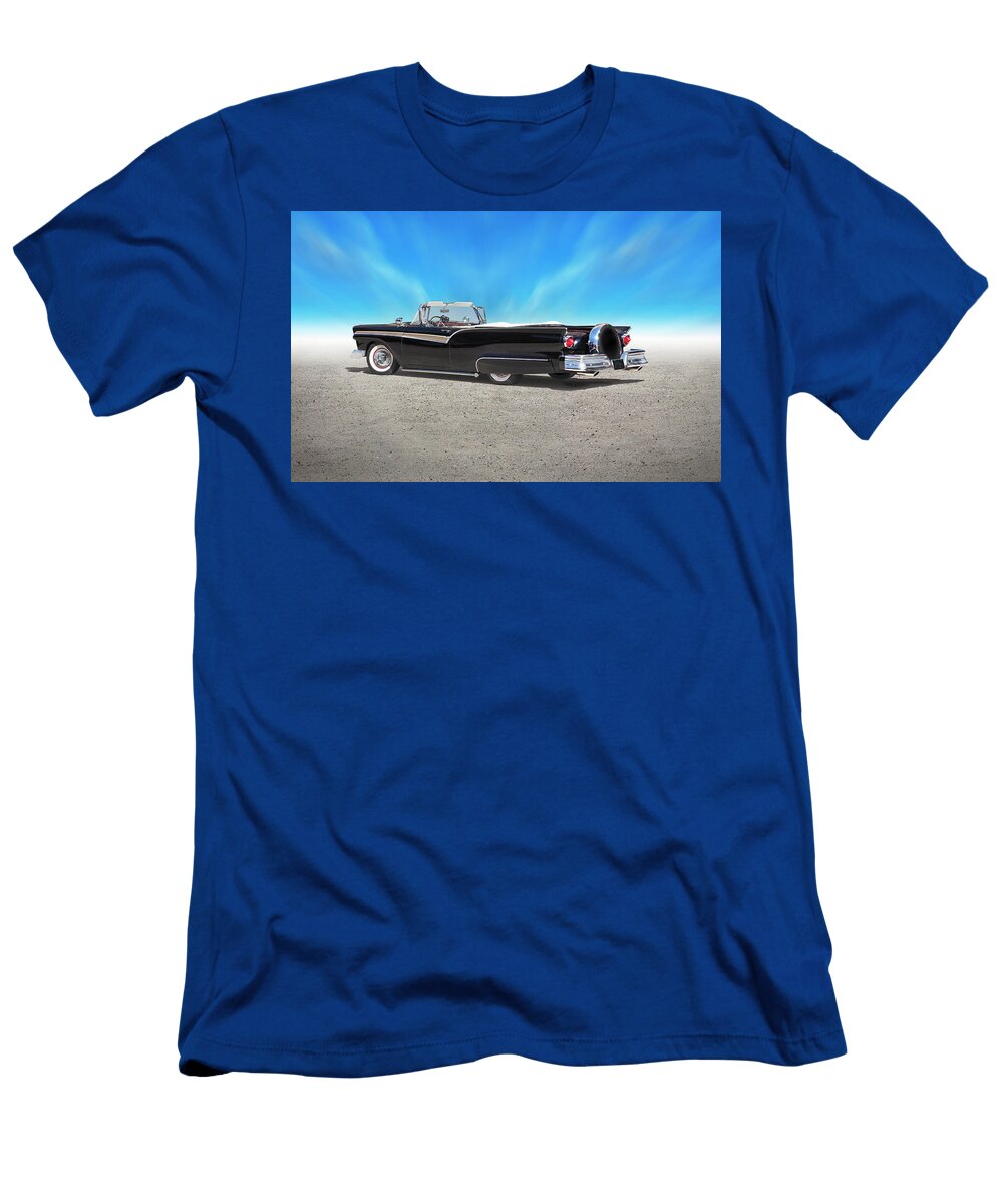 1957 Ford Continental Convertible Mike Mcglothlen T-Shirt