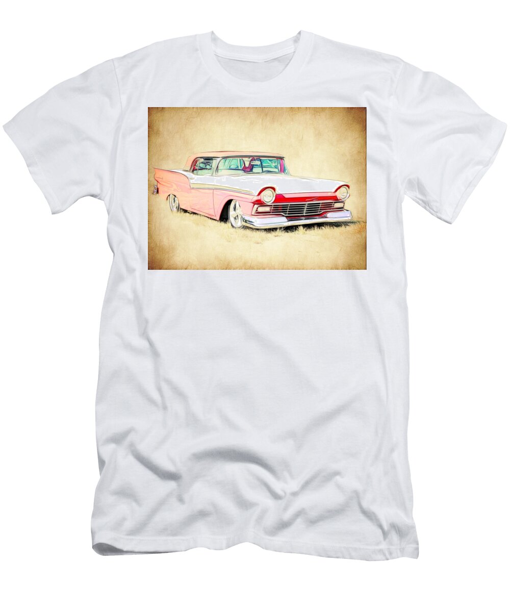 1957 Ford Fairlane Steve Mckinzie T-Shirt