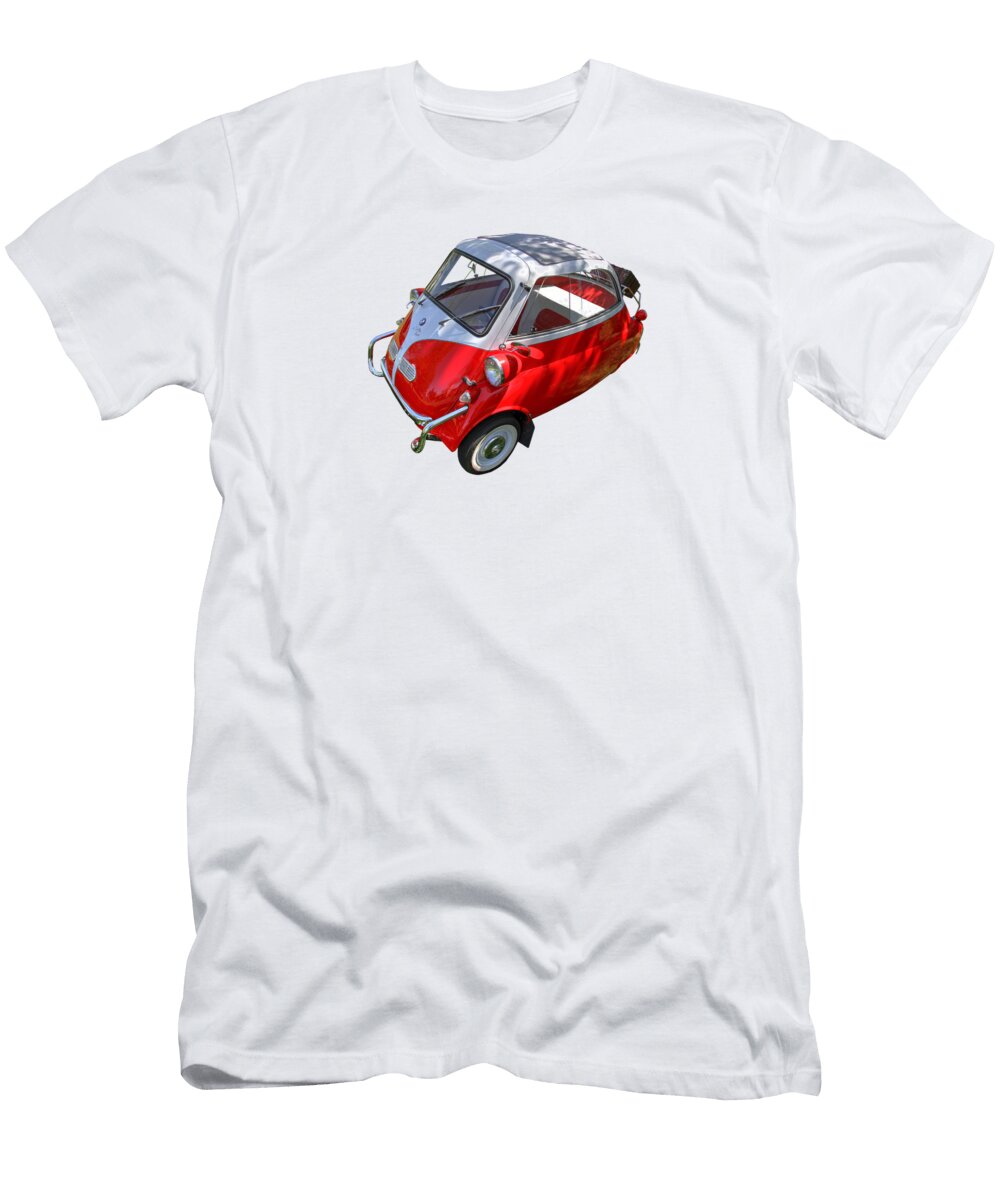 1957 Isetta 300 Top View Nick Gray T-Shirt