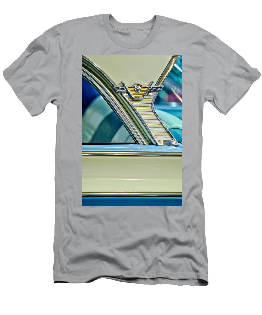 1957 Mercury Monterey Sedan Emblem Jill Reger T-Shirt